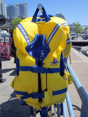 Yellow lifejacket