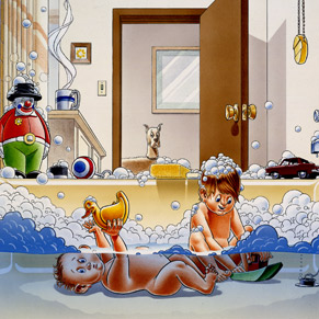 Tub cartoon